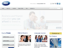 Tablet Screenshot of fbt-global.com